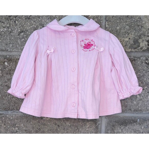 VINTAGE Elmo Button Up Top ~ 6/9 Months - Picture 1 of 6